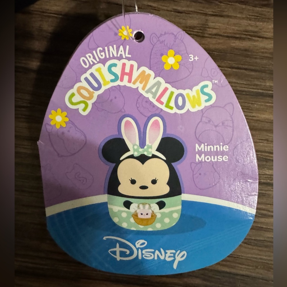 Disney Squishmallows Jazwares 8 Inch Easter Bunny Mickey & Minnie Mouse - Picture 4 of 7